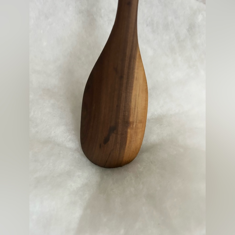 Carved wooden elephant salad serving spoon wood Africa decor home boho party - Picture 5 of 5